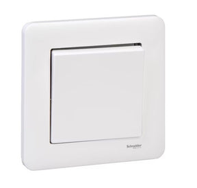 Uppokytkin Schneider Electric Exxact Vaihto 6 Valkoinen 5 kpl - KarelianStore