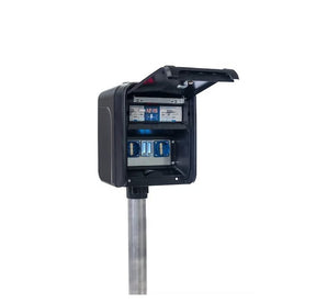 UTUFoX latausasema F10-SDT-2YE digitaalisella kellokytkimellä ja kWh-mittareilla - KarelianStore