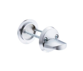 Vääntönuppi ja Peitekilpi Abloy Messinki Harjattu Kromi 037+807 - KarelianStore