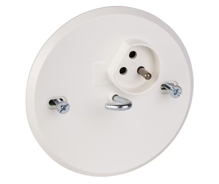 Valaisinpistorasia Schneider Electric Artic 2-napainen Maadoitettu - KarelianStore