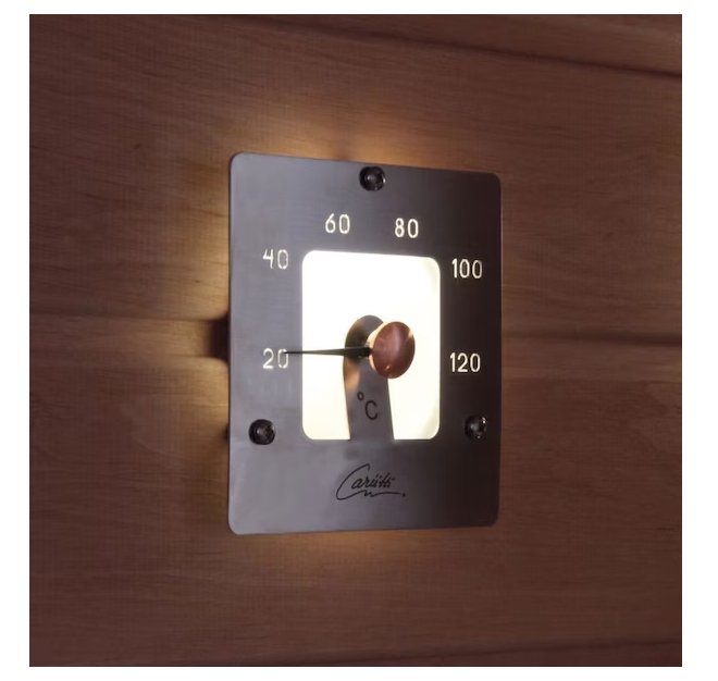 Valokuitupääte Cariitti Saunan Lämpömittari SQ - KarelianStore