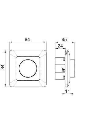 Valonsäädin Opal LED Himmennin Uppo - KarelianStore