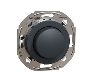 Valonsäädin Schneider Electric Renova Multiwire LED 0-370W RC UPK Musta - KarelianStore