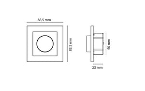 Valonsäädin SG Leddim 400 NY Valkoinen - KarelianStore