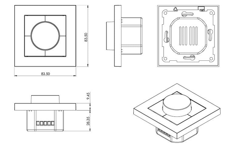 Valonsäädin SG TW Leddim Smart NY - KarelianStore