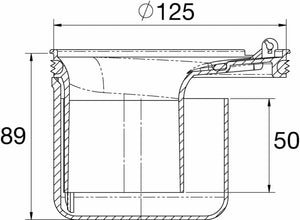 Vesilukko PURUS RAN 150 mm kannellisille kaivoille PP - KarelianStore