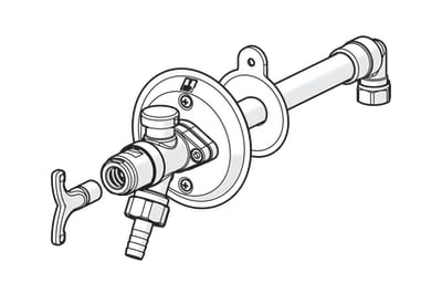 Vesipostiventtiili Oras 431515 DN15x15mm L=450-1000mm - KarelianStore