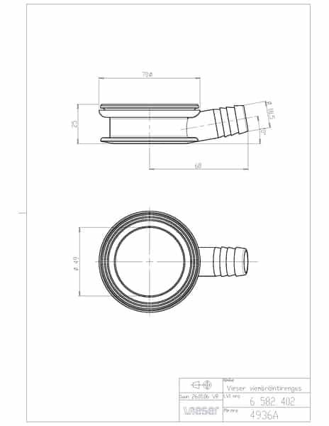 Viemäröintirengas Vieser 1-osainen - KarelianStore