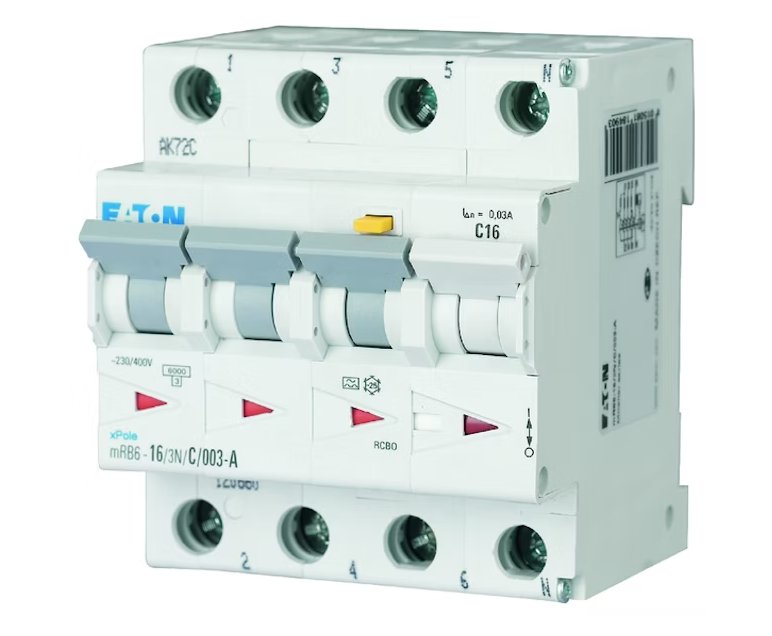 Vikavirtasuojakytkin Eaton MRB6-10 3N C 003-A 10A 30mA C - KarelianStore