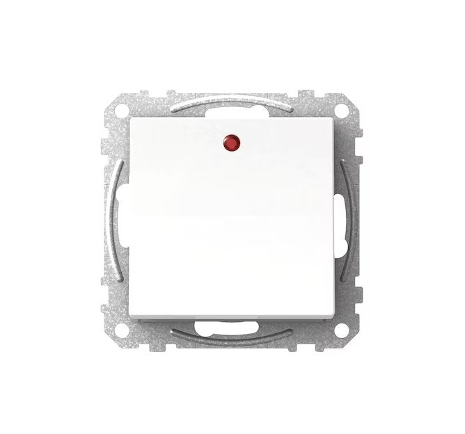 Vipupainike Schneider Electric Exxact 1 16A IP21 2x UKJ Valkoinen - KarelianStore