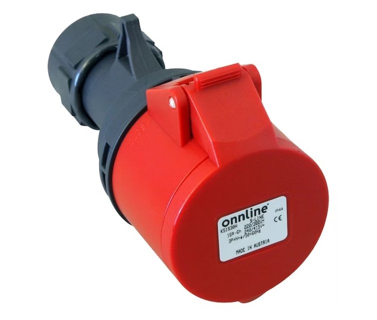 Voimajatkopistorasia Onnline ONNJPR 16A 5-napainen 6H400V IP44 - KarelianStore