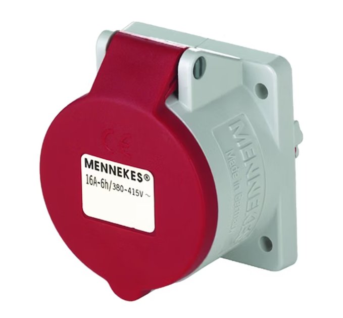 Voimapistorasia Mennekes TW 3385 16A 4PH400V IP44 Uppo - KarelianStore