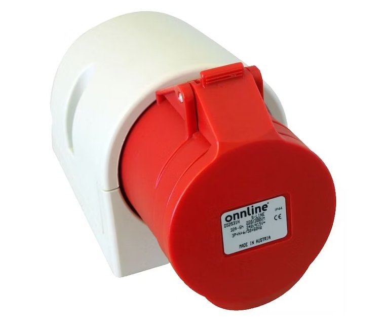Voimapistorasia Onnline OBPR 32A 5-napainen 6H400V IP44 - KarelianStore