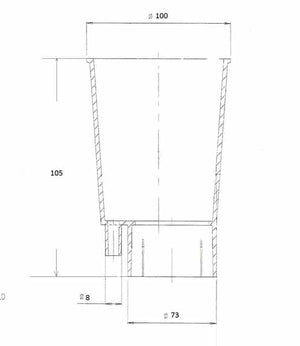 Vuodonilmaisin Näsimuovi 40-50-63 mm komposiitti - KarelianStore