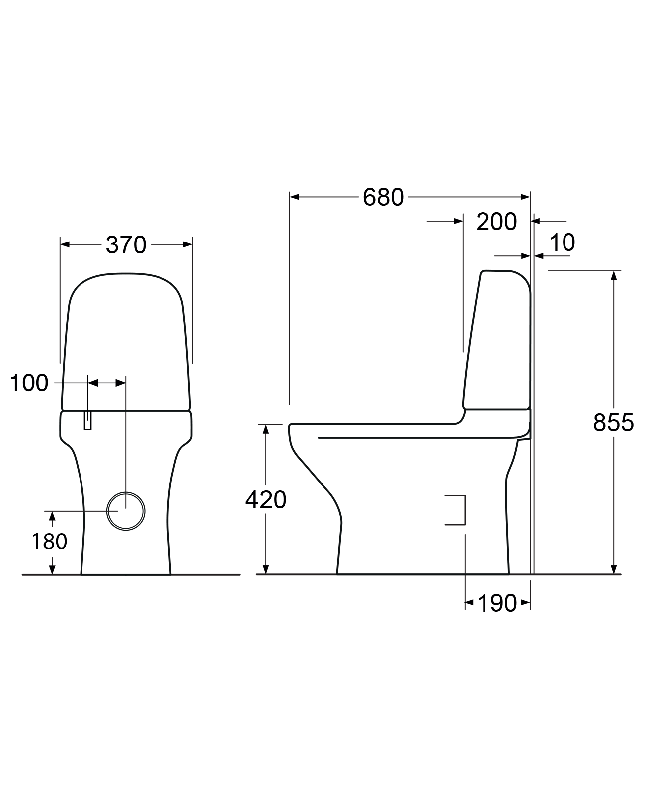 WC-istuin GUSTAVSBERG ESTETIC HF DUO PIILO C+ SC/QR - KarelianStore