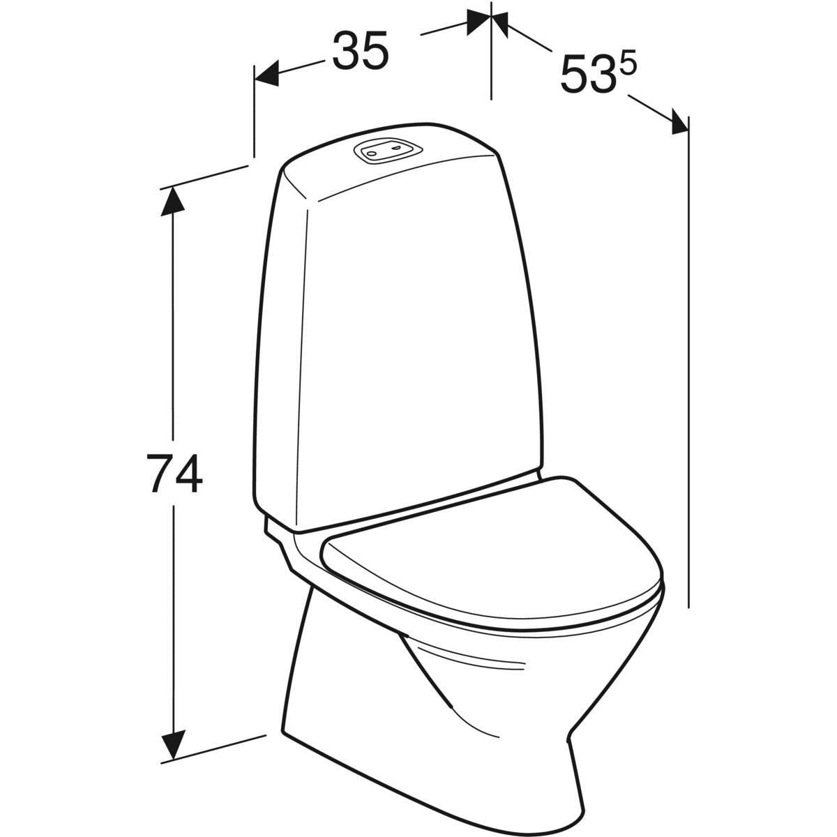 WC-istuin IDO 501.678.00.2 LASTEN WC 2-T - KarelianStore