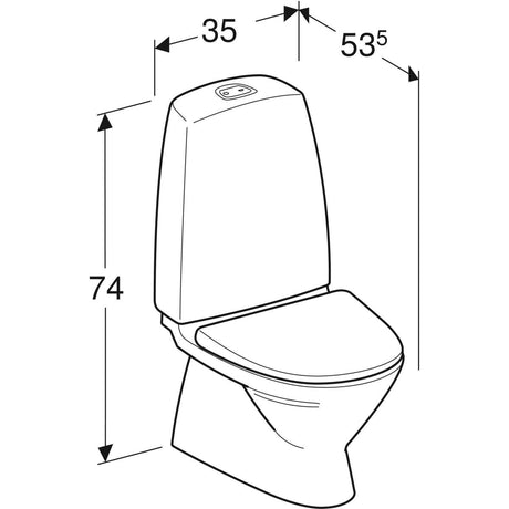 WC-istuin IDO 501.678.00.2 LASTEN WC 2-T - KarelianStore