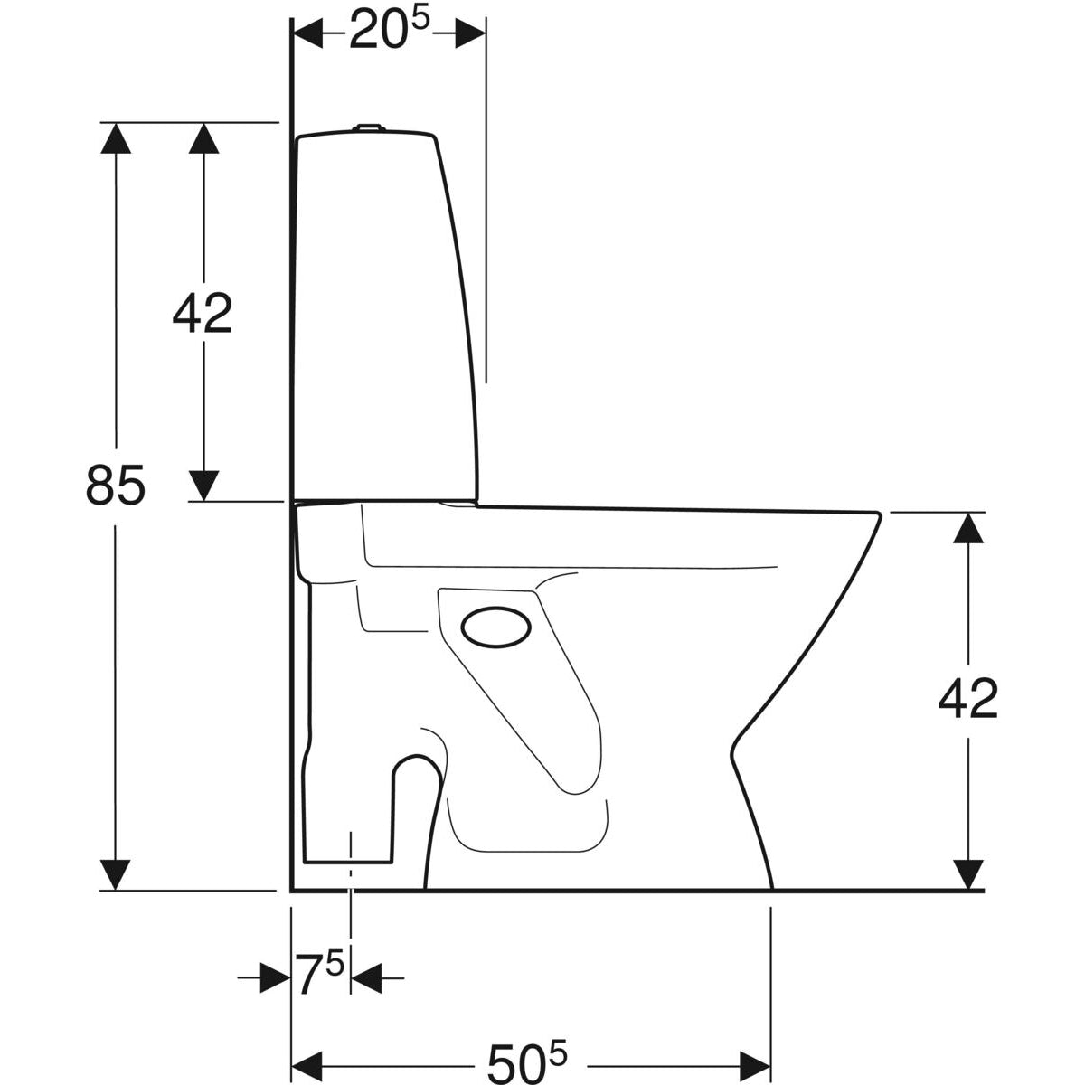 WC-istuin IDO Seven D 10 - KarelianStore