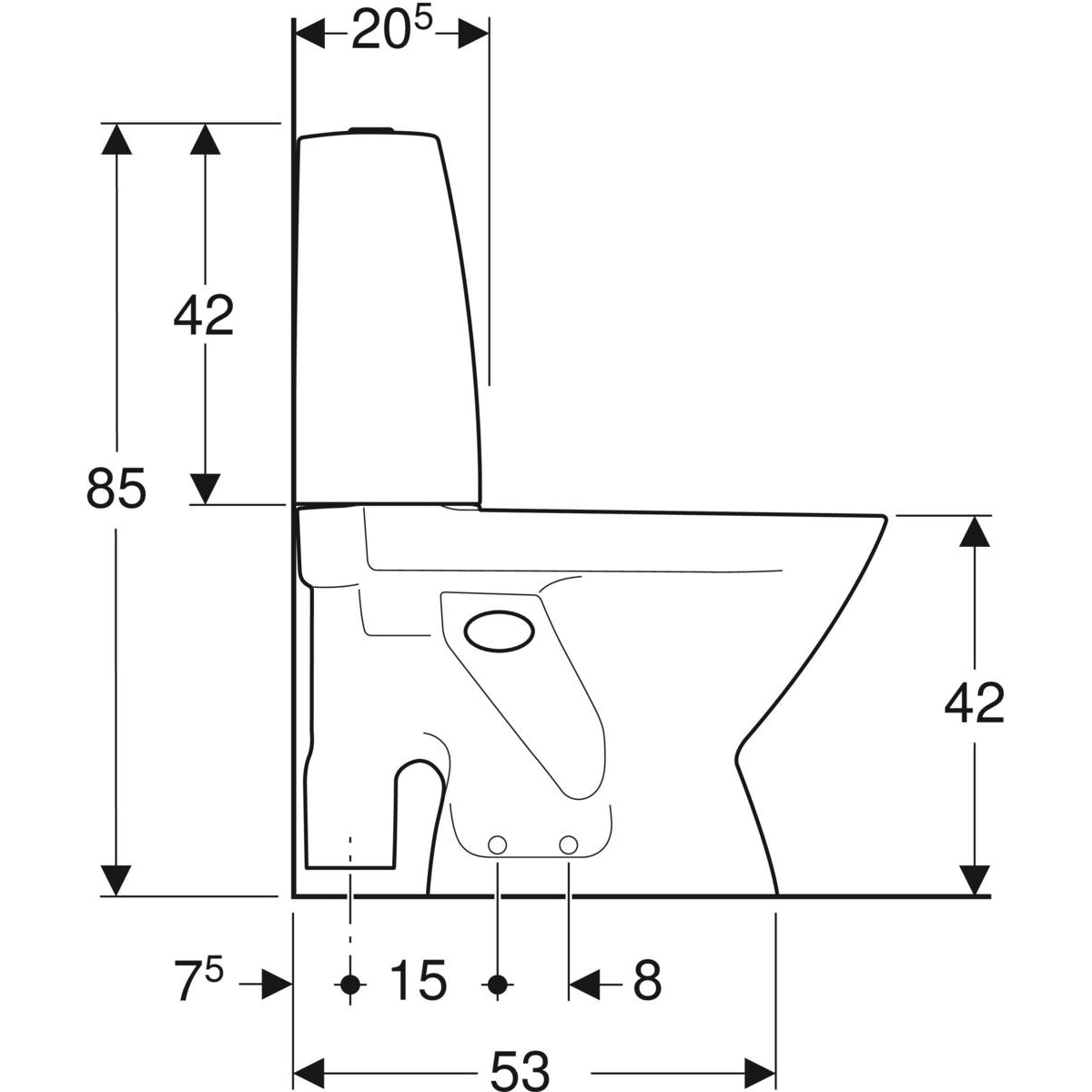 WC-istuin IDO Seven D 13 - KarelianStore