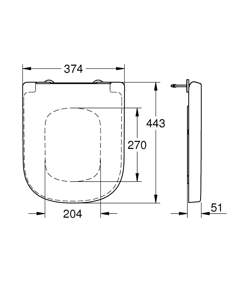 WC-istuinkansi GROHE 39330001 EURO CERAMIC SC/QR - KarelianStore