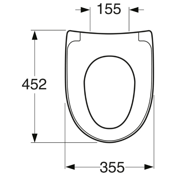 WC-istuinkansi GUSTAVSBERG NAUTIC kova valkoinen - KarelianStore