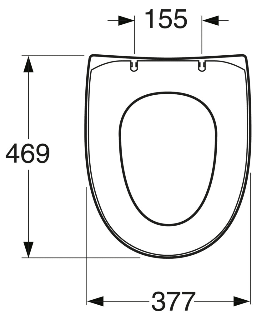 WC-istuinkansi GUSTAVSBERG NAUTIC SLIMSEAT SC/QR VALK. - KarelianStore