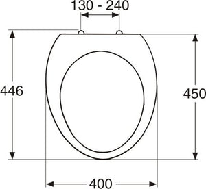 WC-istuinkansi IDO 9111022001 KIMSET valkoinen - KarelianStore