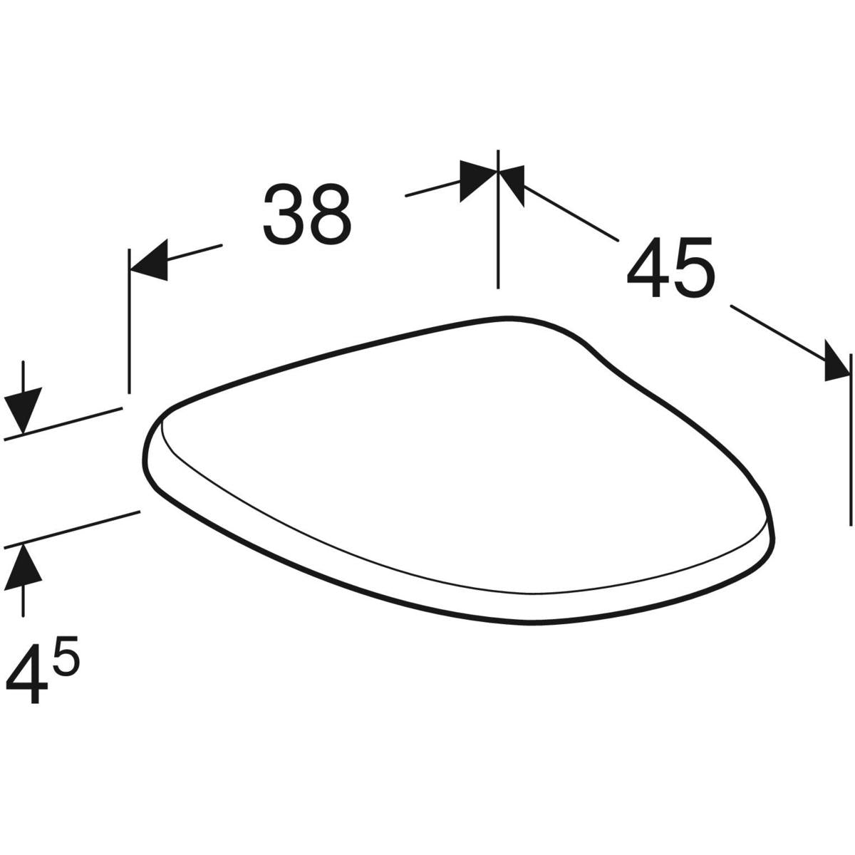 WC-istuinkansi IDO 9126022001 TREVI valkoinen - KarelianStore