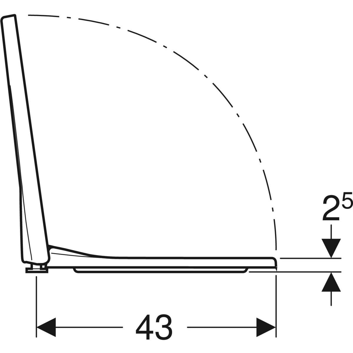WC-istuinkansi IDO 9154235001 SEVEN D KOVA PUN. - KarelianStore