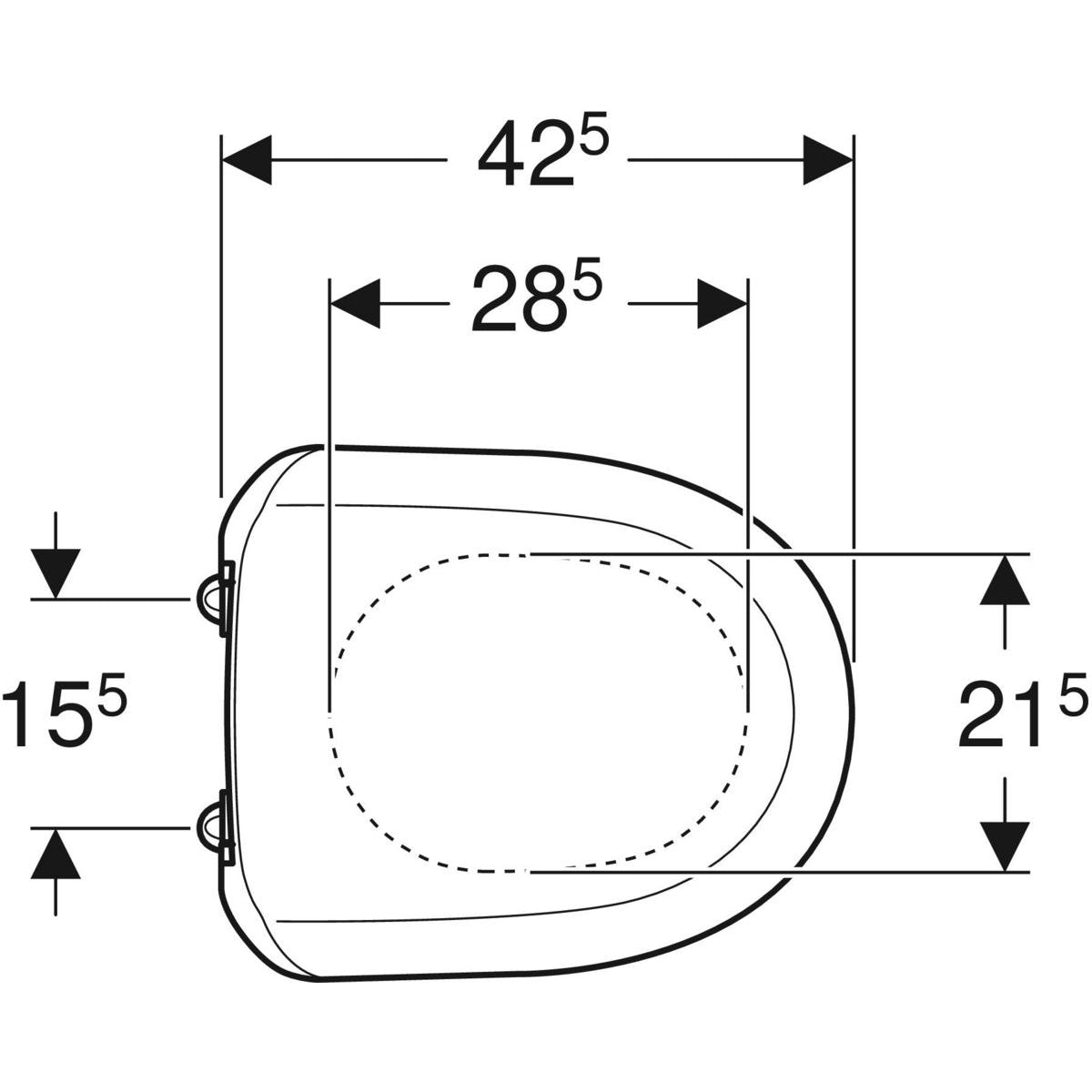 WC-istuinkansi IDO 9159722001 TREVI Kova QR - KarelianStore