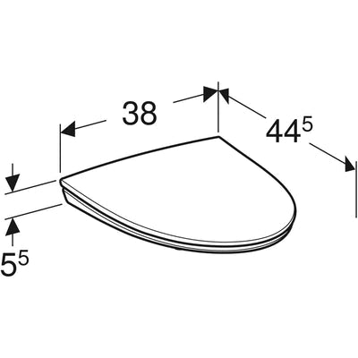 WC-istuinkansi IDO Glow 91170 pehmeä - KarelianStore