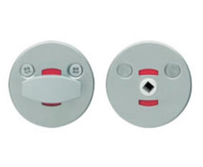 WC-vääntönuppi Abloy 001 WC Harjattu Kromi - KarelianStore