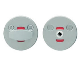 WC-vääntönuppi Abloy 001 WC Valkoinen - KarelianStore