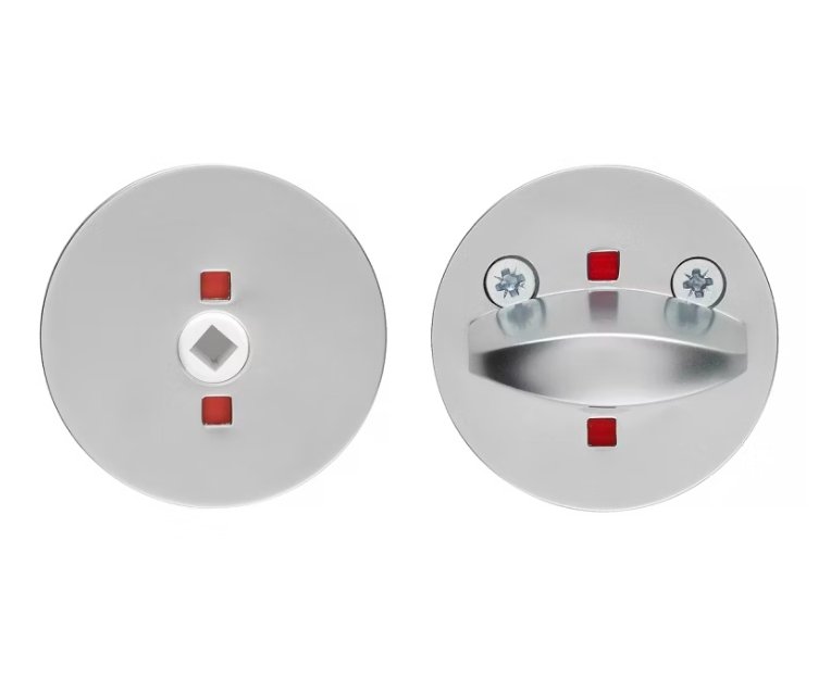 WC-vääntönuppi Abloy 007 Satiinikromi - KarelianStore