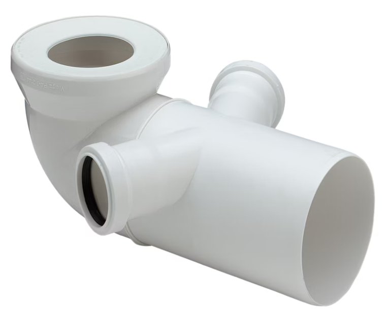 WC-yhdyskappale Viega Q-lukko 90 2x50mm Sivuliitäntä - KarelianStore