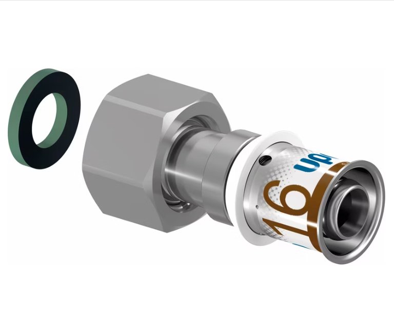 Yhdistäjä Uponor Kompo S-Press Plus 16x3/8 DR - KarelianStore