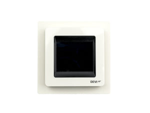 Yhdistelmätermostaatti DEVIreg kosketusnäytöllä ja kehyksellä - KarelianStore