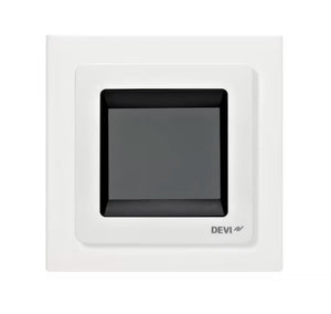 Yhdistelmätermostaatti DEVIreg kosketusnäytöllä ja kehyksellä - KarelianStore