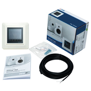 Yhdistelmätermostaatti DEVIreg Opti Valkoinen - KarelianStore