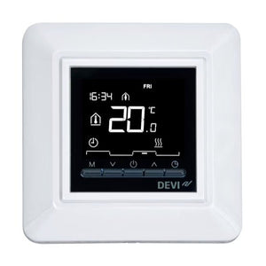 Yhdistelmätermostaatti DEVIreg Opti Valkoinen - KarelianStore