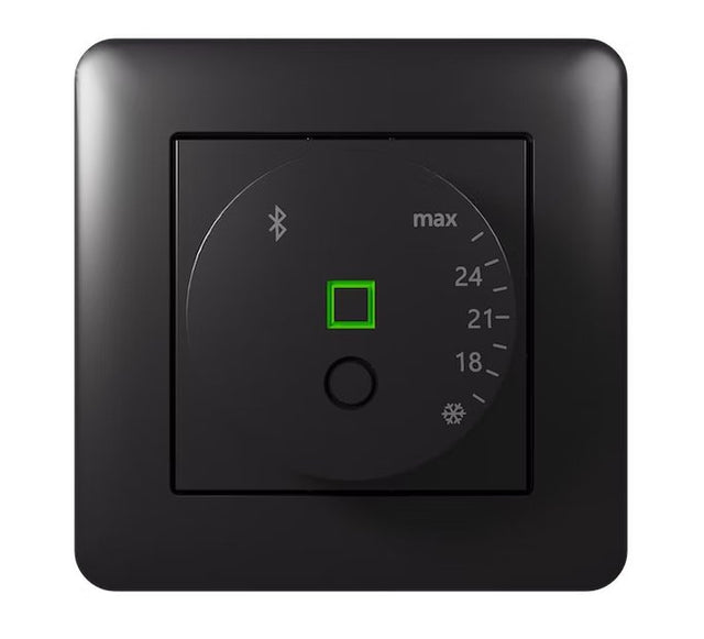 Yhdistelmätermostaatti Onnline EcoHelppo16 16A IP21 Musta - KarelianStore