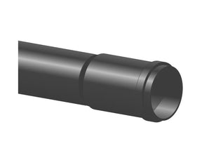 Yleisputki Onnline Sileä Musta PP 110 Muhvilla Ilman Tiivistettä 6m - KarelianStore