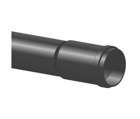 Yleisputki Onnline Sileä Musta PP 160 Muhvilla Ilman Tiivistettä 6m - KarelianStore