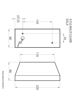 Yleisvalaisin Airam Sala Double IP44 2xGU10 Valkoinen - KarelianStore