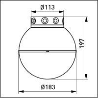 Yleisvalaisin Ensto AVR20.1 IP44 60W - KarelianStore