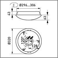 Yleisvalaisin Ensto AVR320 IP44 23W - KarelianStore